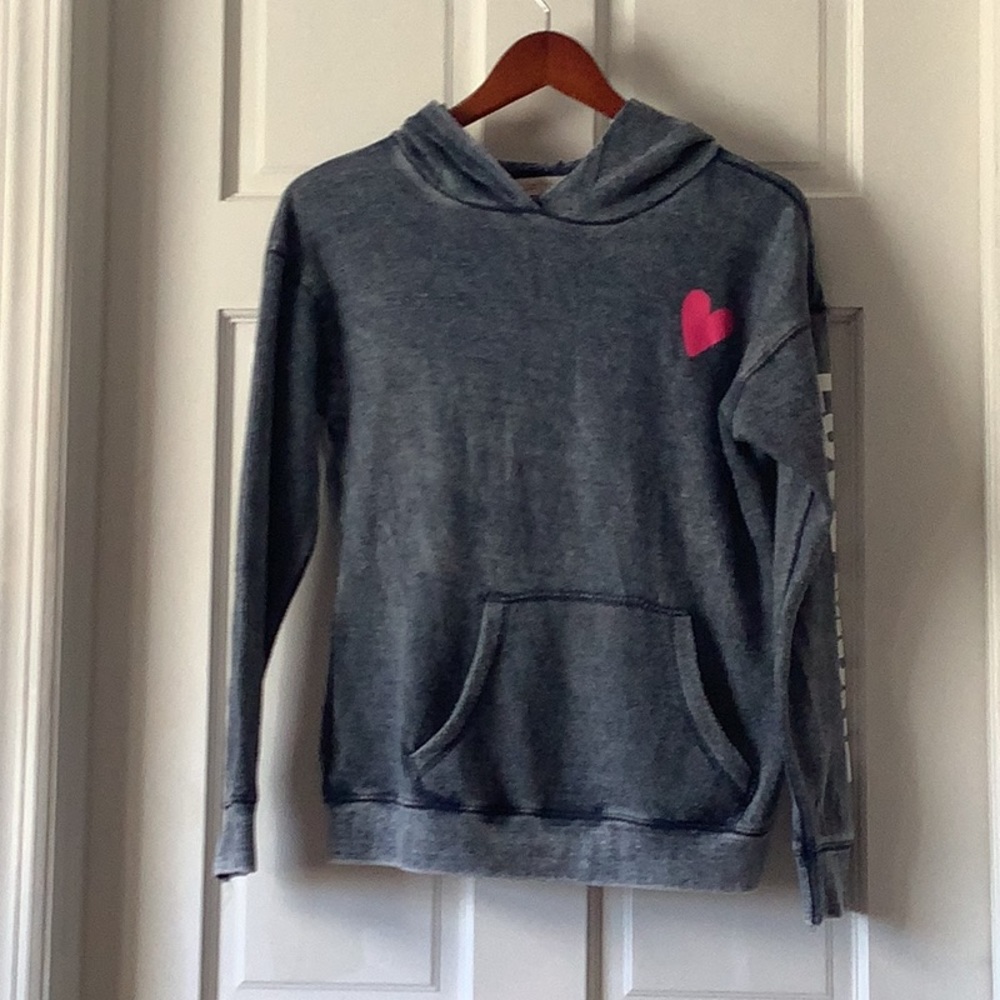 Vintage Havana LOVE MORE hoodie sweatshirt with heart